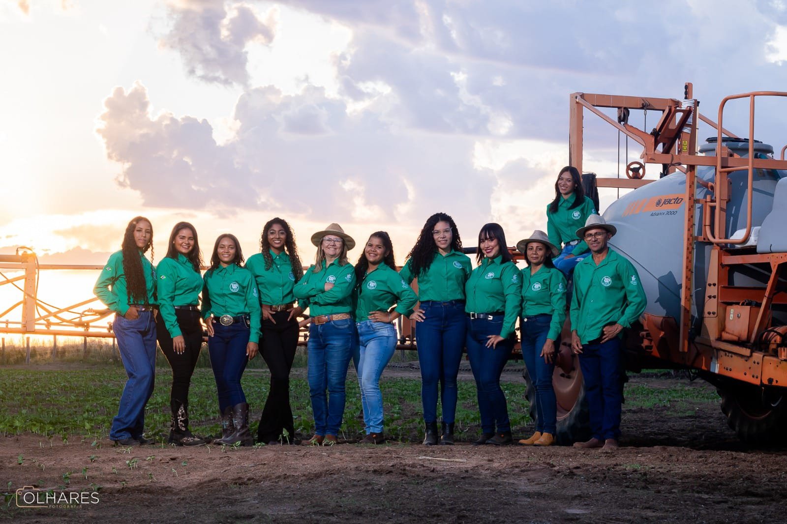 Equipe uniformizada pela VG Uniformes